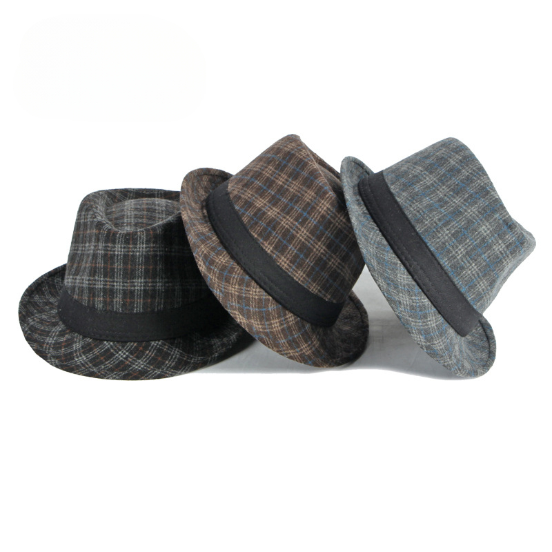 Fedora Hat Wool - New Woolen Jazz Hat in Spring