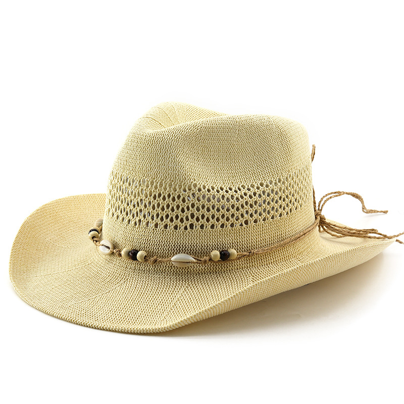 Cowboy Hat Straw - 2026 New summer Hollow out breathable