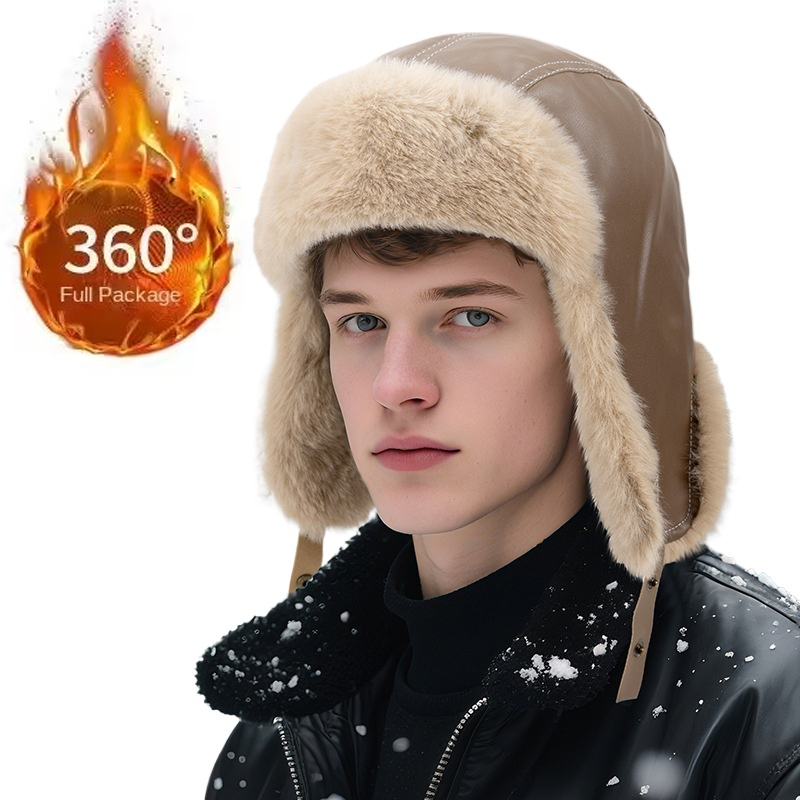 Trapper Hat Ear Flap - Winter Thick Warm Russian Ushanka Hat