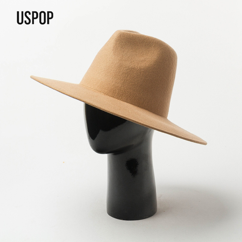 USPOP Autumn Winter Fashion Pl - огляд і ціна Fedora Hat Wool