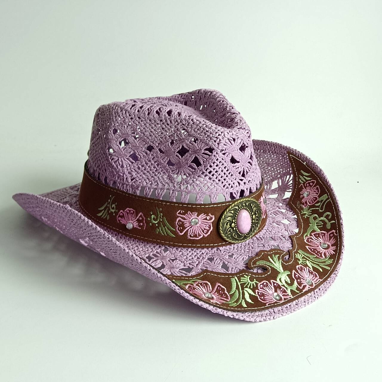 Women Hollow Crochet Western C - огляд і ціна Cowboy Hat Straw