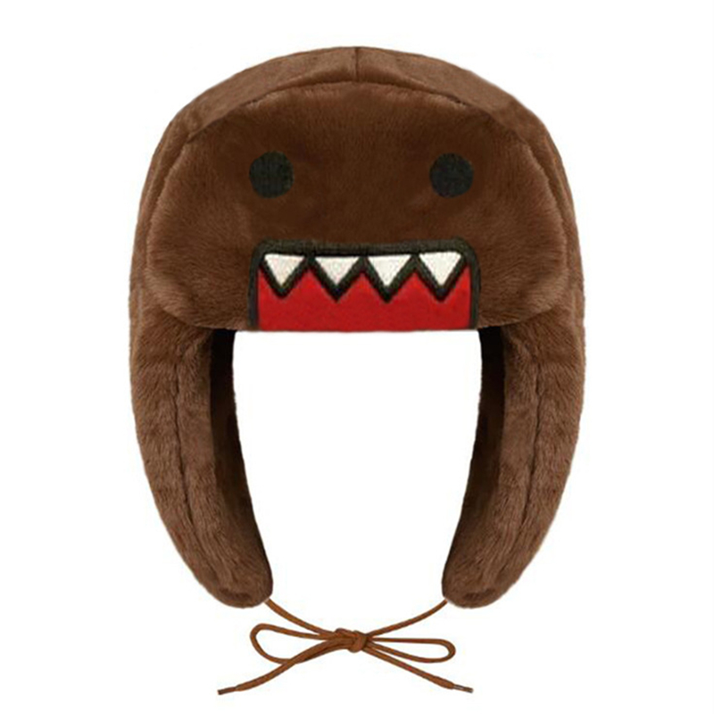 Domo Kun Plush Hat Ushanka Cut - огляд і ціна Winter Trapper Hat