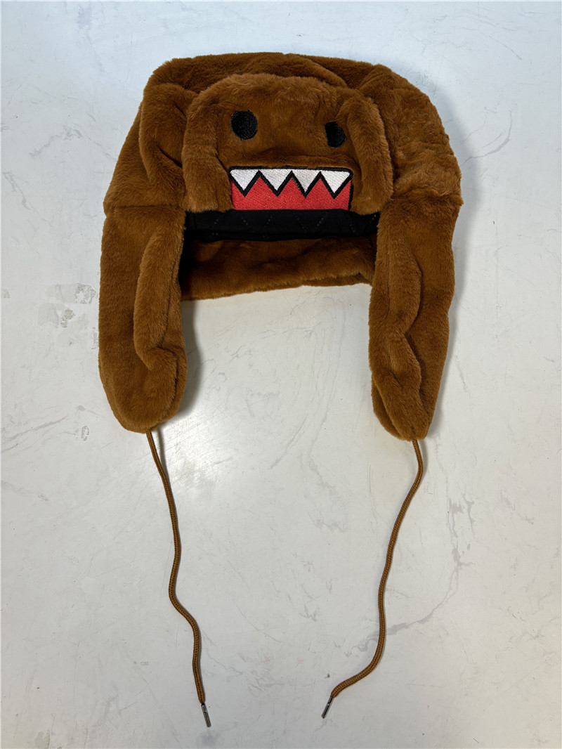 Domo Kun Plush Hat Ushanka Cut - огляд і ціна Winter Trapper Hat