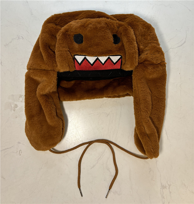 Domo Kun Plush Hat Ushanka Cut - огляд і ціна Winter Trapper Hat