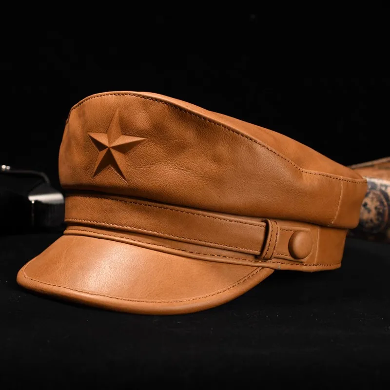 Novel Army Cap For Men Retro F - огляд і ціна Snapback Hat Flat