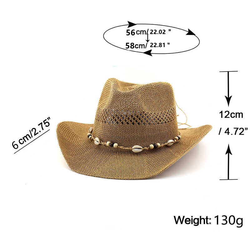 2026 New summer Hollow out bre - огляд і ціна Cowboy Hat Straw