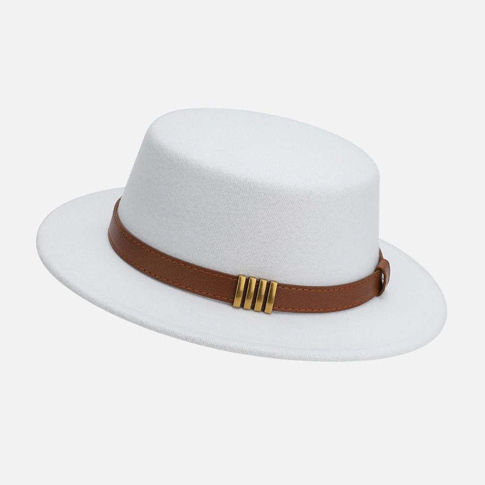 Retro Belt Ornament Formal Hat - огляд і ціна Fedora Hat Wool