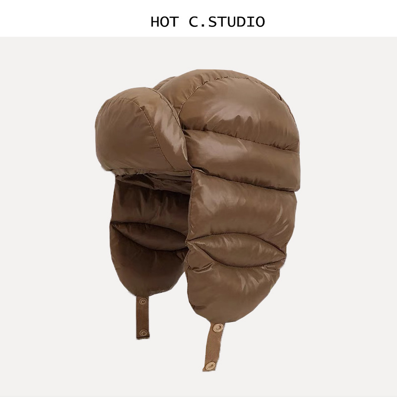 Winter Leather Ushanka Hat wit - огляд і ціна Trapper Hat Ear Flap