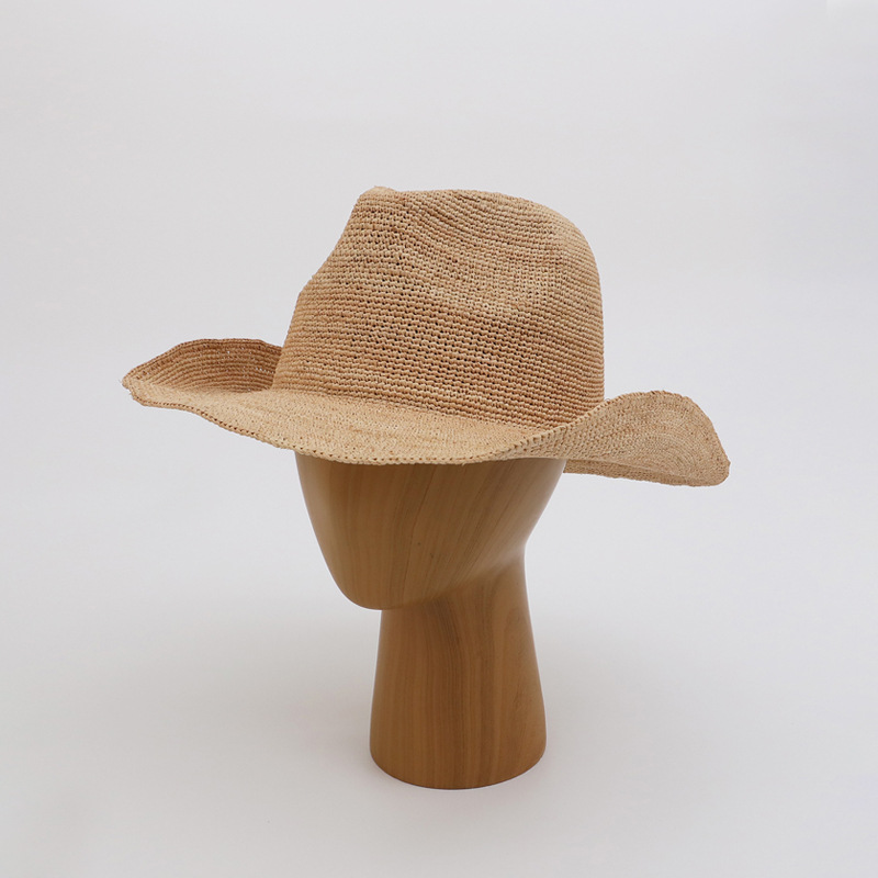 Womens Handmade Raffia Straw C - огляд і ціна Cowboy Hat Straw