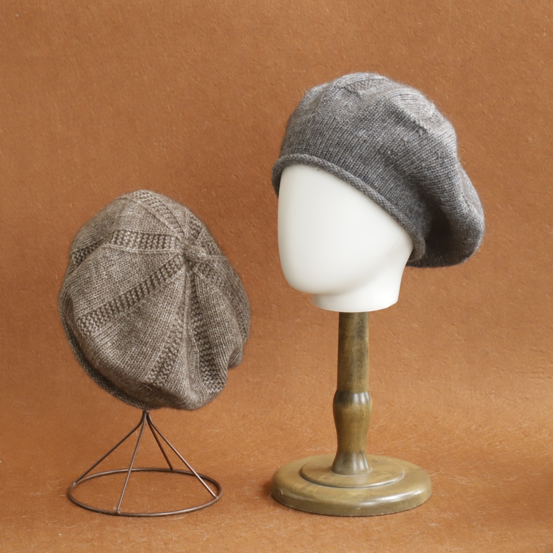 Soft Slouchy Knit Beret Hats f - огляд і ціна Beret French Wool