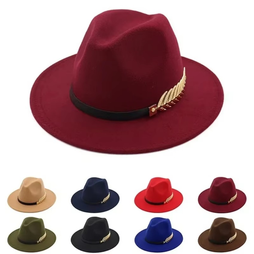 1 Pcs New Fashion Unisex Men W - огляд і ціна Fedora Hat Wool