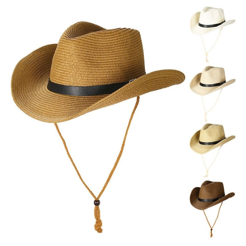 Fashion UV Protection Western  - огляд і ціна Cowboy Hat Straw