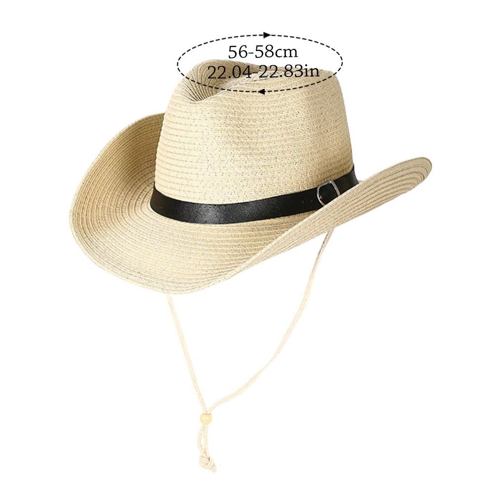 Fashion UV Protection Western  - огляд і ціна Cowboy Hat Straw