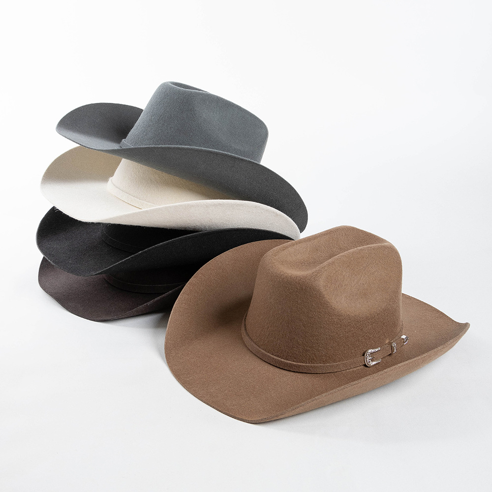Wool Cowboy Hat with Studded L - огляд і ціна Fedora Hat Wool